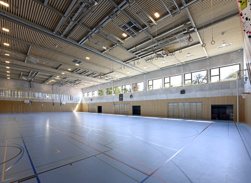 Collège Gustave Roud Carrouge HRS ASIJ epure salle de gym