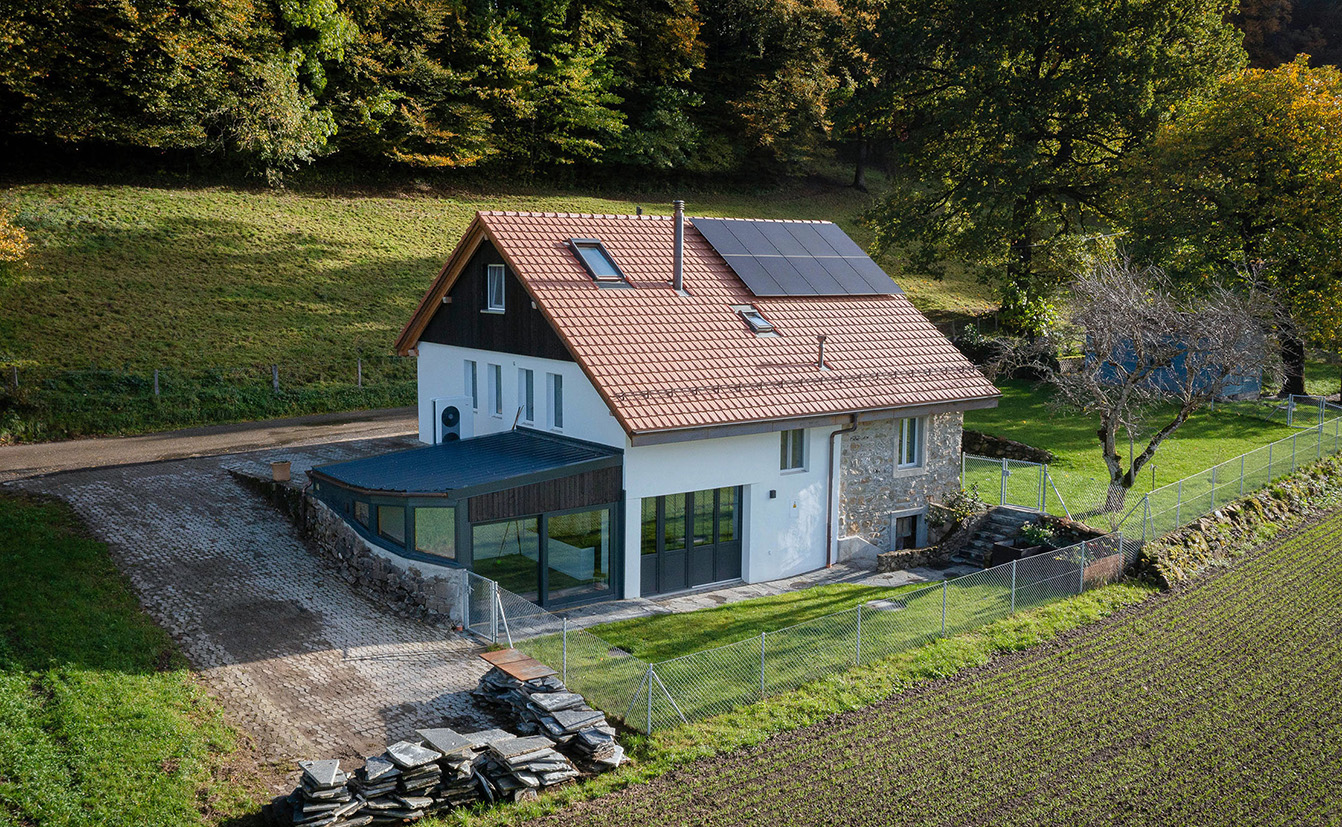 Ferme rénovée Cré'Architecture Sage Immobilier