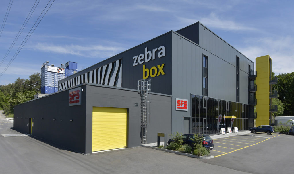 Zebrabox Bussigny façade sud