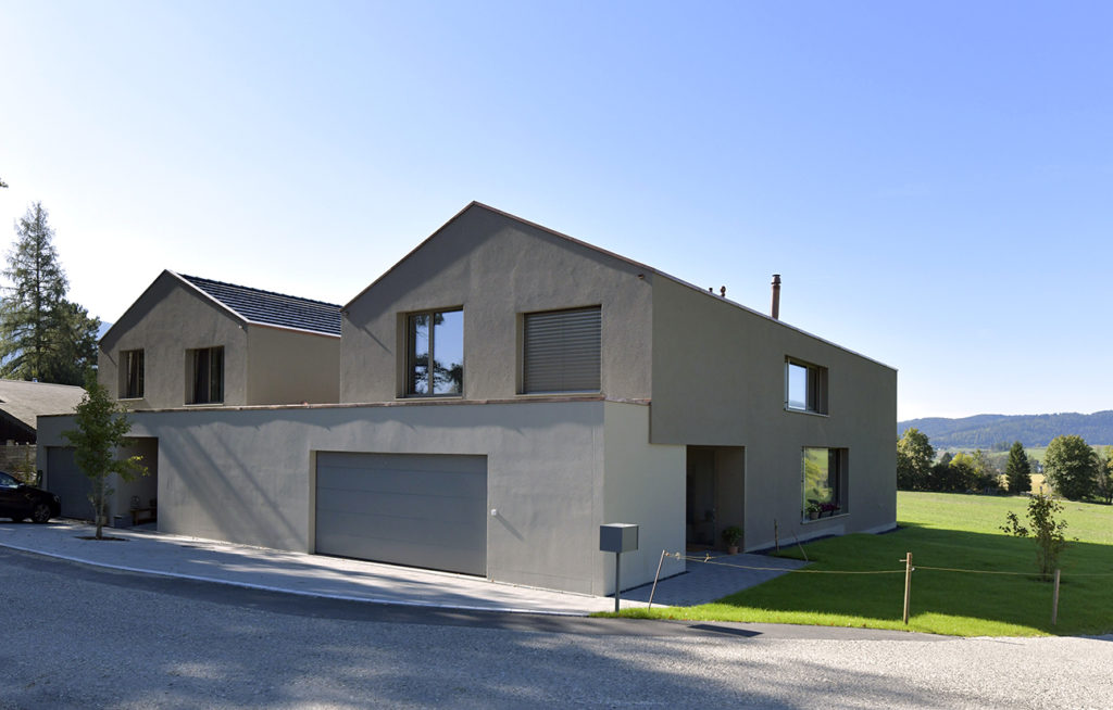 Villa moderne habitat design Jura par kwsa architectes