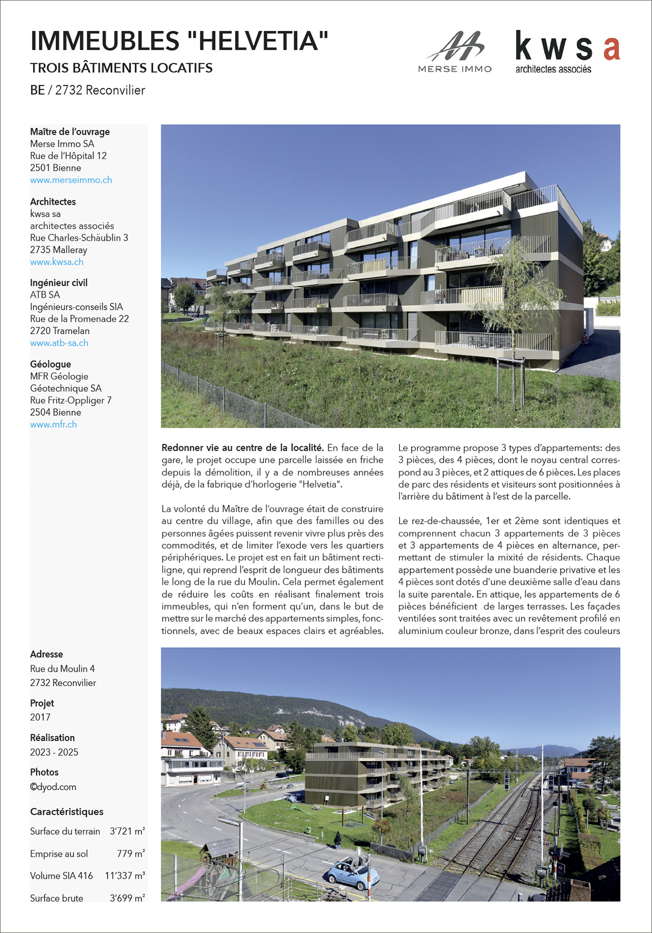 Reconvilier Helvetia kwsa